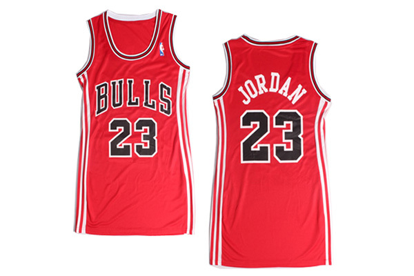 Michael Jordan, Chicago Bulls [Rojo] - Mujer - Haga click en la imagen para cerrar